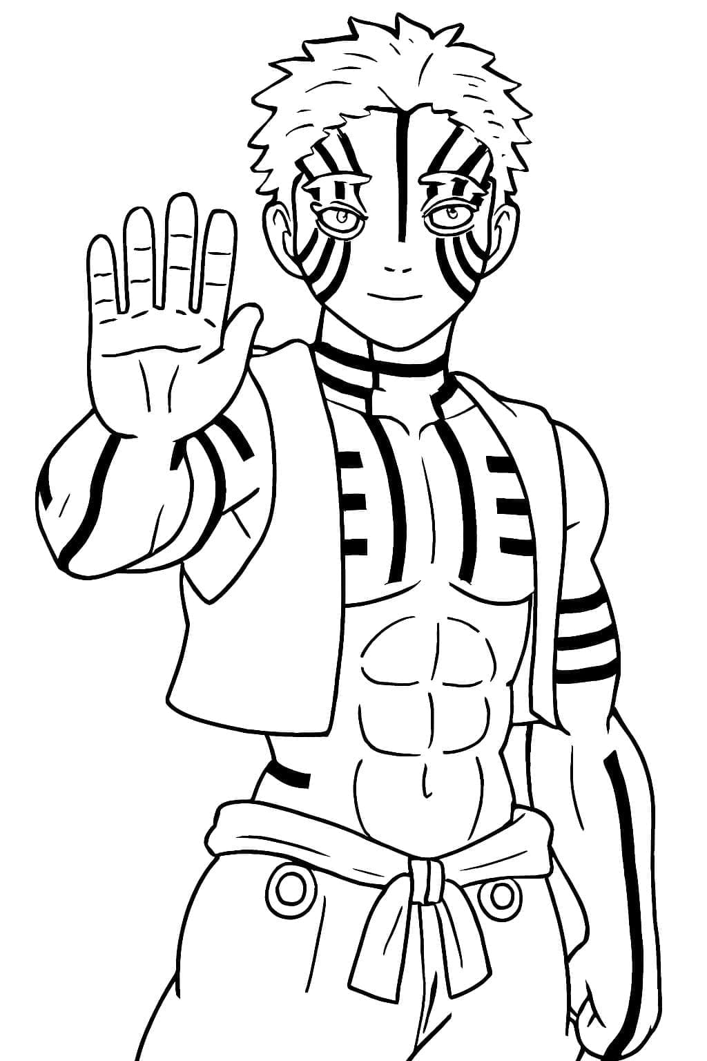 Görüntü Anime Oğlanları yazdırılabilir Boyama Sayfası