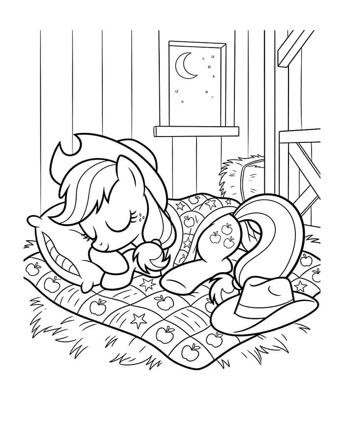 Görüntü Applejack ücretsiz yazdırılabilir Boyama Sayfası