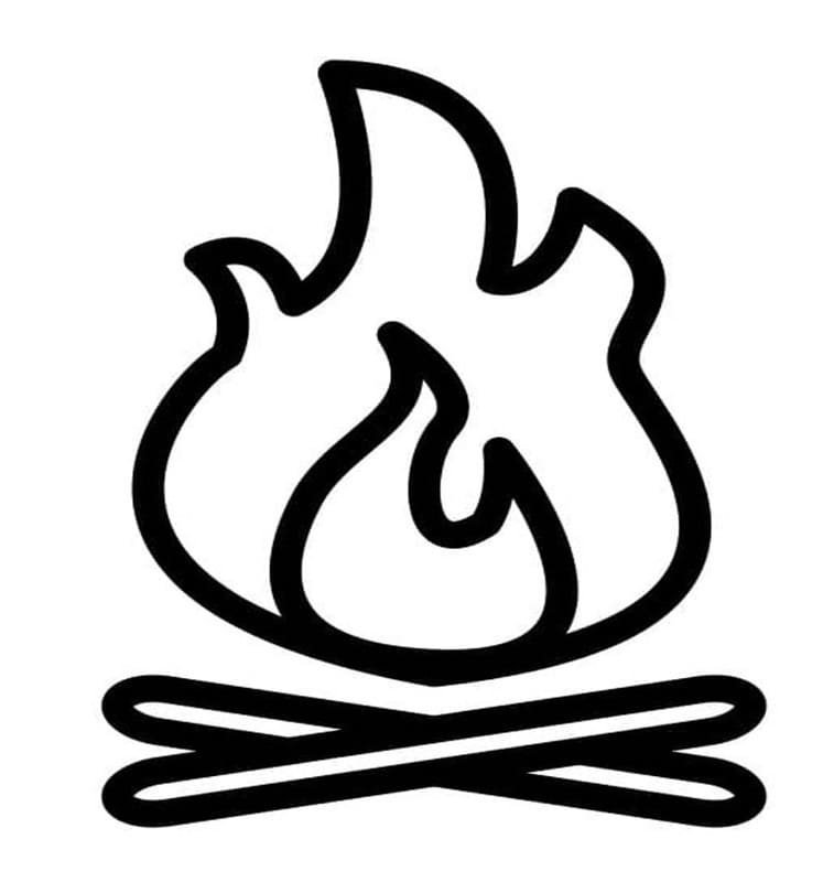 Görüntü Ateş ücretsiz Boyama Sayfası