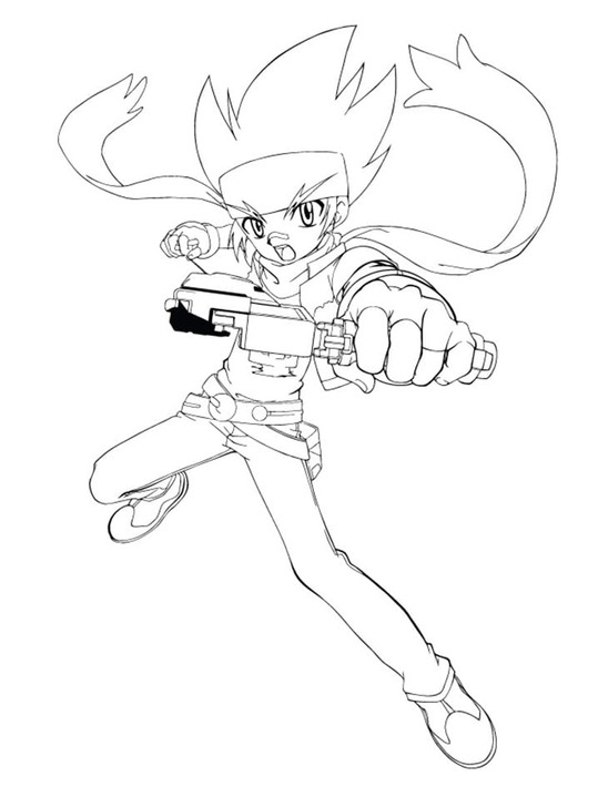 Görüntü Beyblade kolay Boyama Sayfası