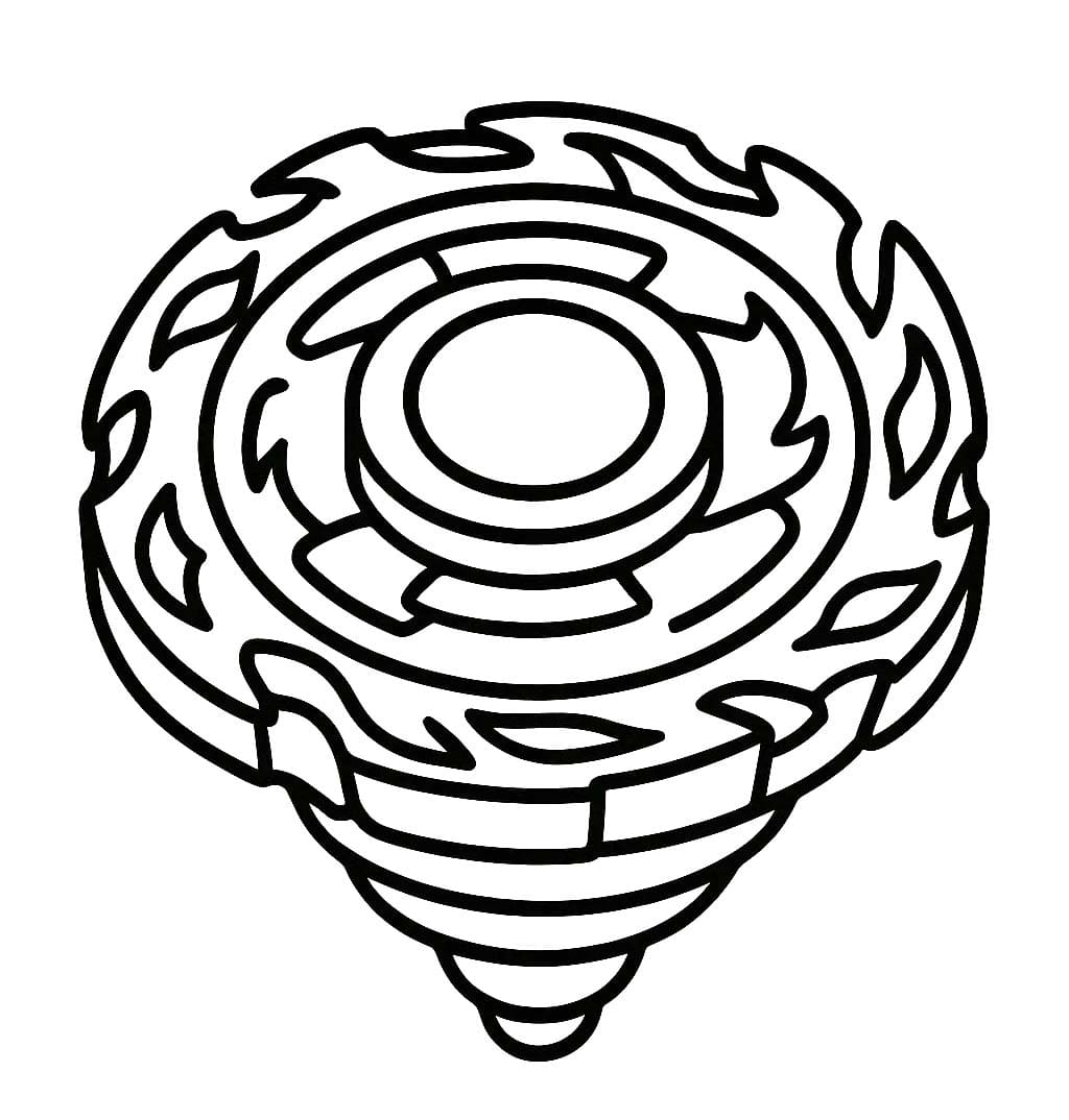 Görüntü Beyblade ücretsiz yazdırılabilir Boyama Sayfası