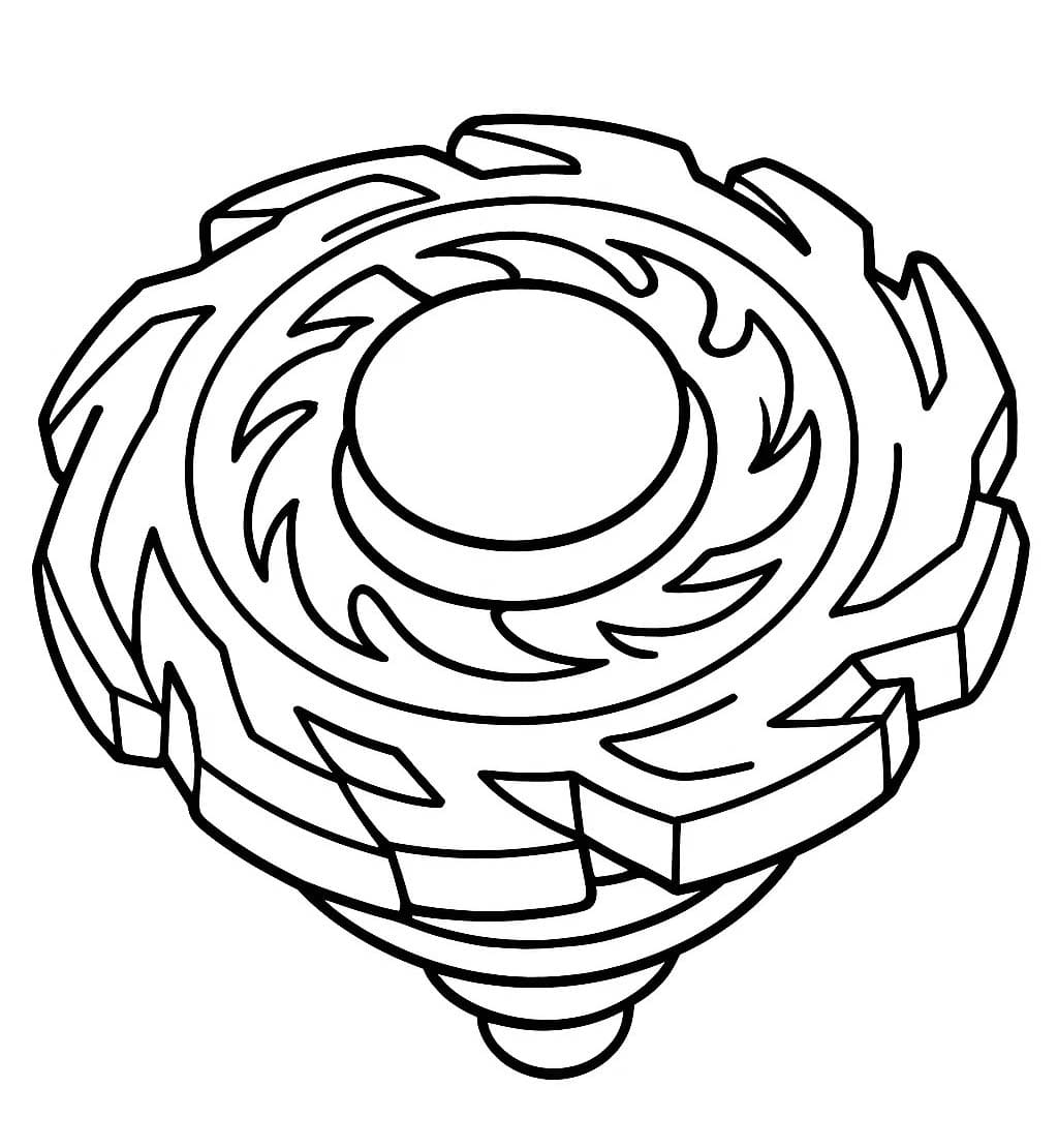 Görüntü Beyblade ücretsiz Boyama Sayfası