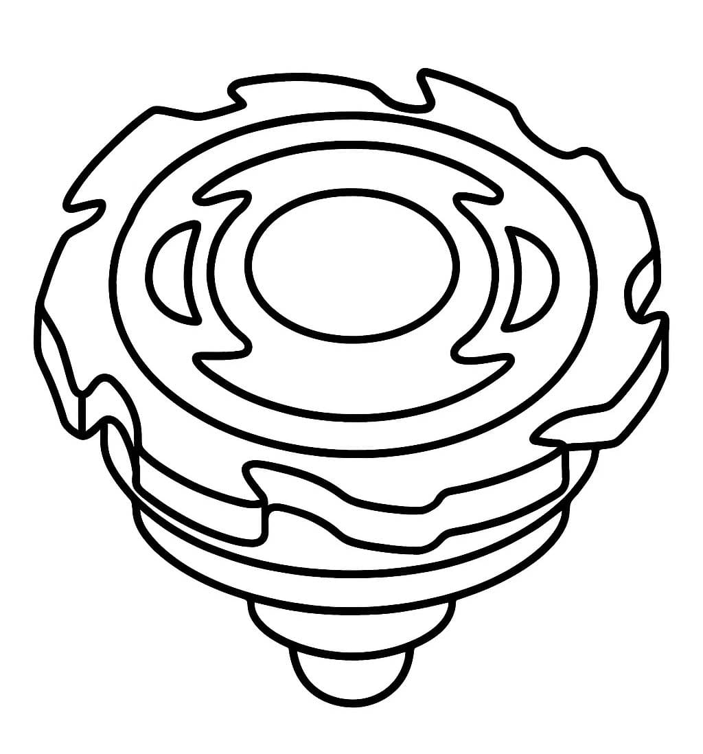 Görüntü Beyblade yazdırılabilir Boyama Sayfası