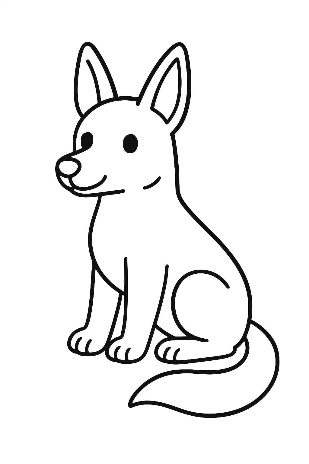 Görüntü Çakal Boyama Sayfası