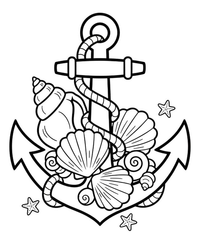 Görüntü Çapa ücretsiz yazdırılabilir Boyama Sayfası