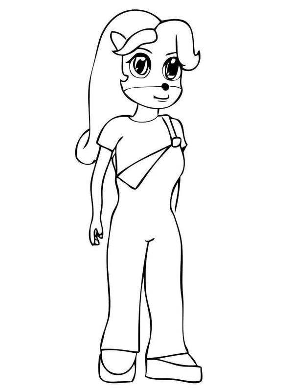 Görüntü Crash Bandicoot yazdırılabilir Boyama Sayfası