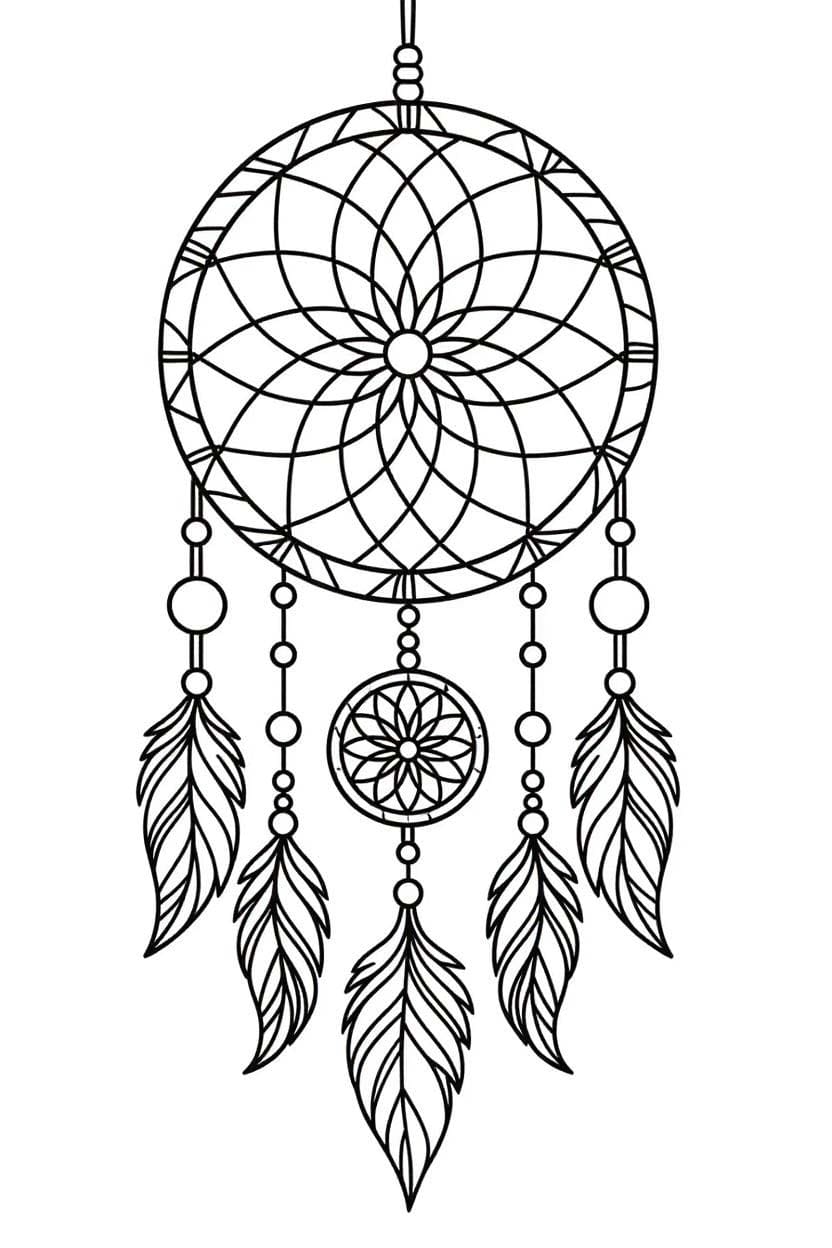 Görüntü Düş Kapanı yazdırılabilir Boyama Sayfası