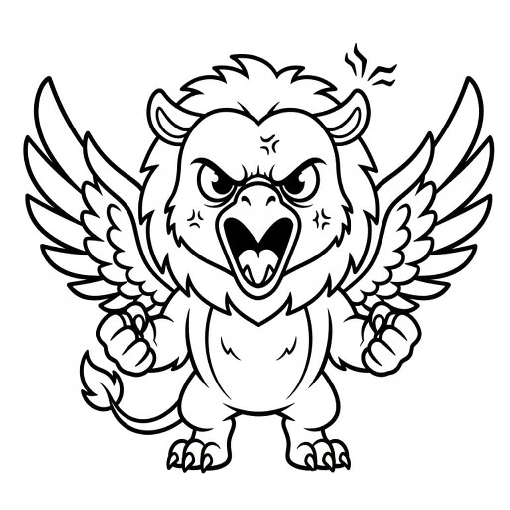 Görüntü Griffon Boyama Sayfası