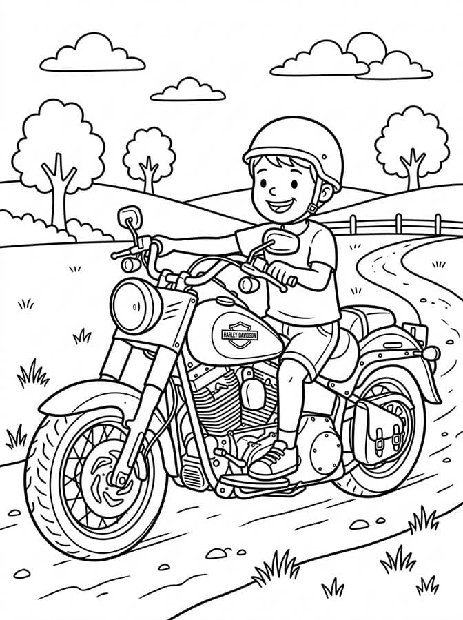 Görüntü Harley Davidson Basit