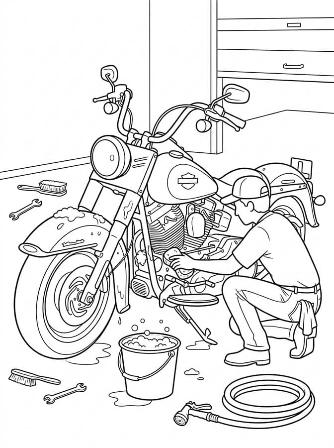 Görüntü Harley Davidson ücretsiz yazdırılabilir