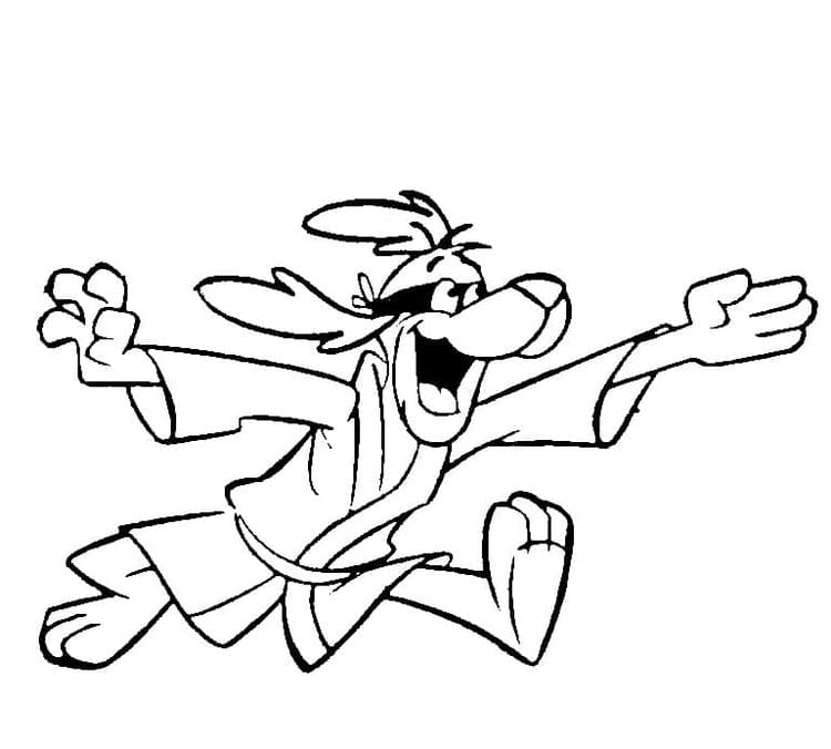 Görüntü Hong Kong Phooey basit Boyama Sayfası
