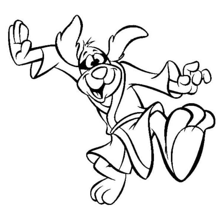 Görüntü Hong Kong Phooey ücretsiz yazdırılabilir Boyama Sayfası