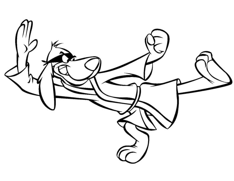 Görüntü Hong Kong Phooey ücretsiz Boyama Sayfası