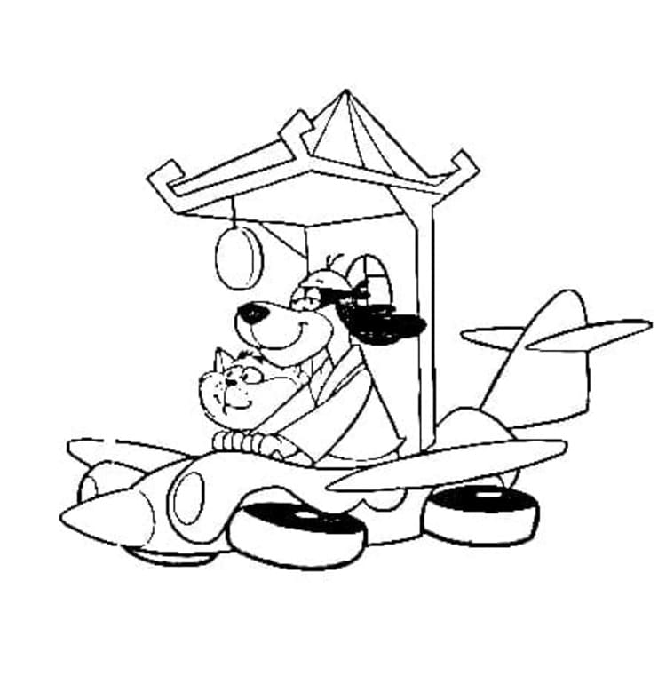 Görüntü Hong Kong Phooey Boyama Sayfası