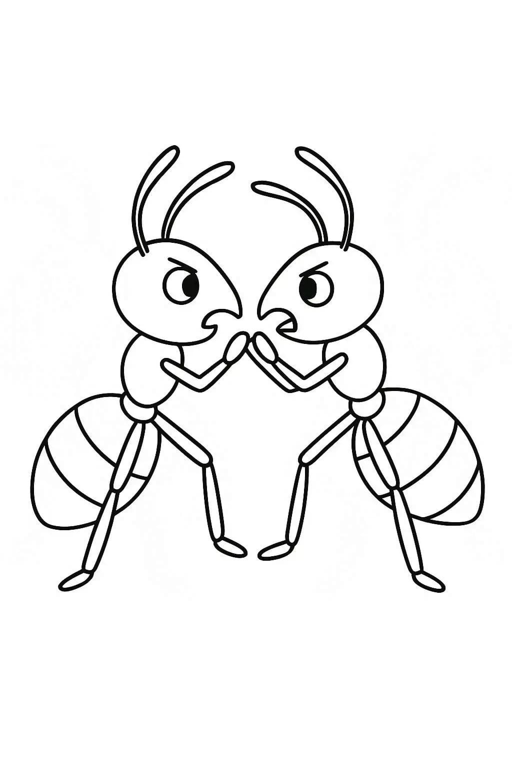 Görüntü Karınca Boyama Sayfası