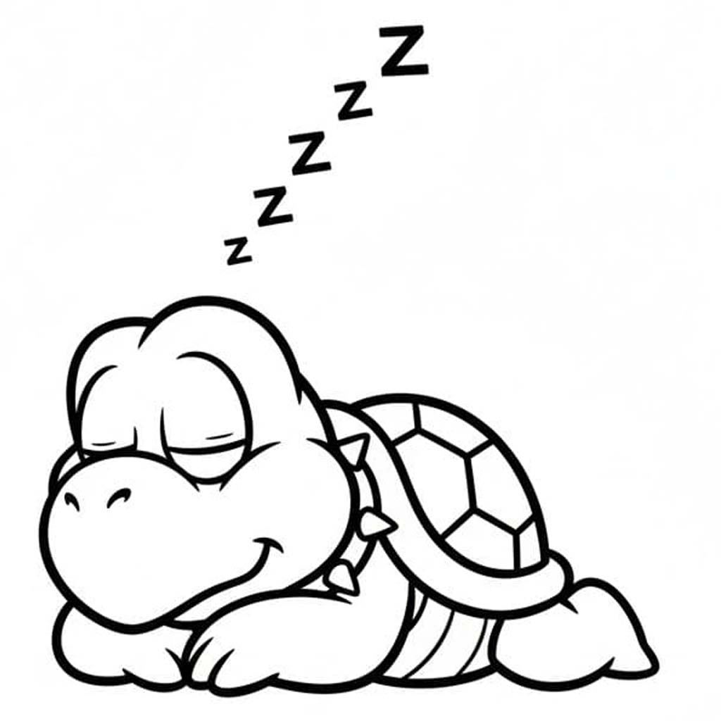 Görüntü Koopa Troopa ücretsiz yazdırılabilir Boyama Sayfası