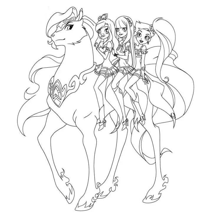 Görüntü Lolirock yazdırılabilir Boyama Sayfası