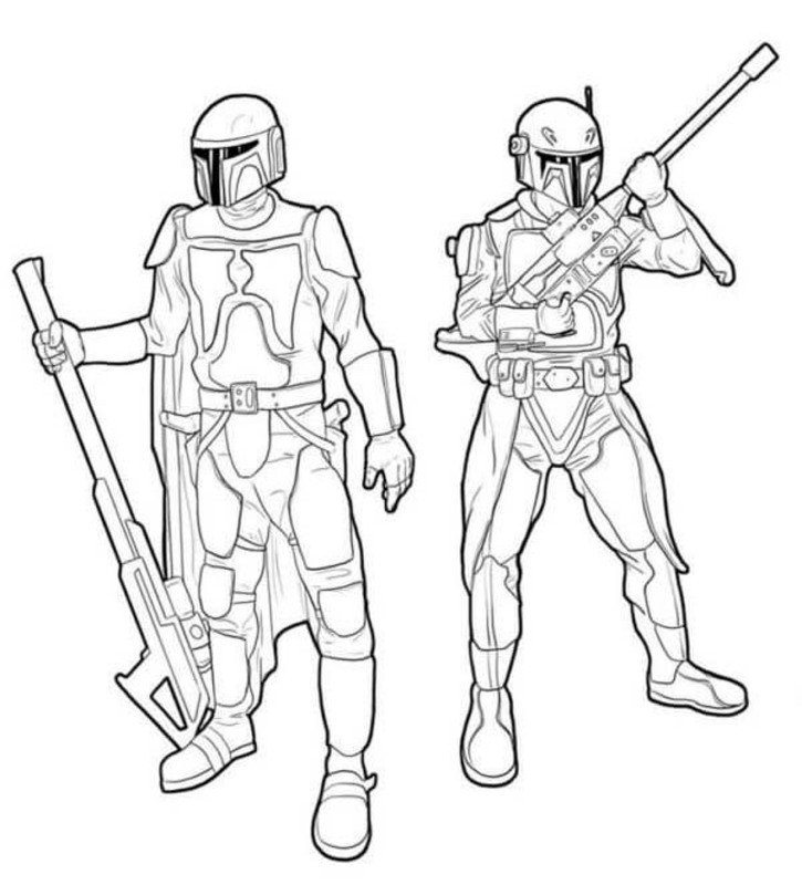 Görüntü Mandalorian temel Boyama Sayfası