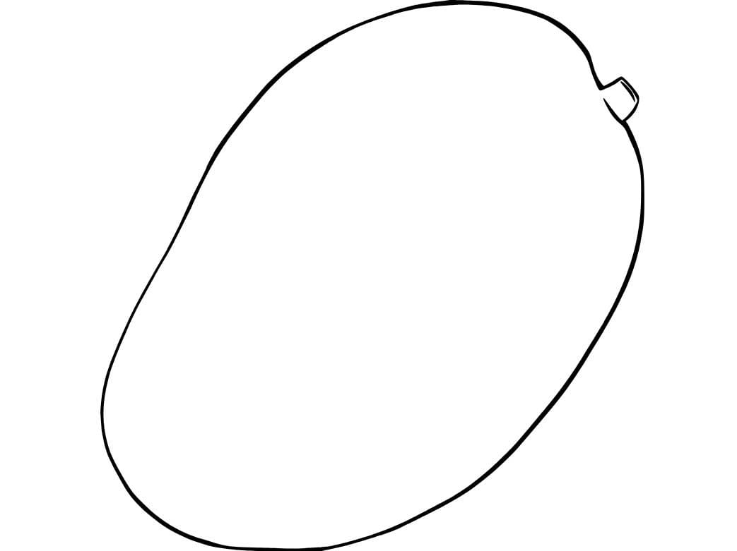 Görüntü Mango ücretsiz Boyama Sayfası