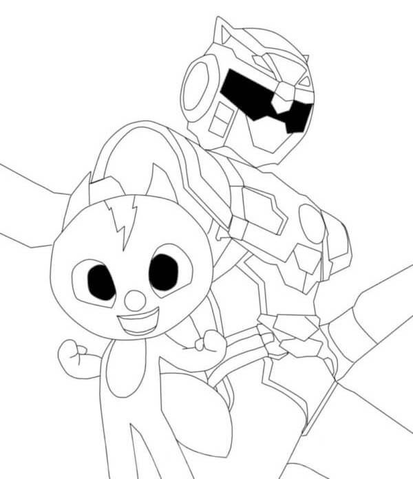 Görüntü Miniforce Temel Boyama Sayfası