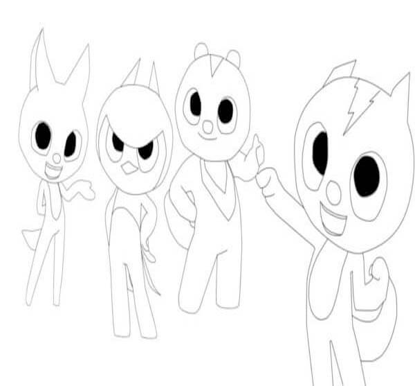 Görüntü Miniforce Ücretsiz yazdırılabilir Boyama Sayfası