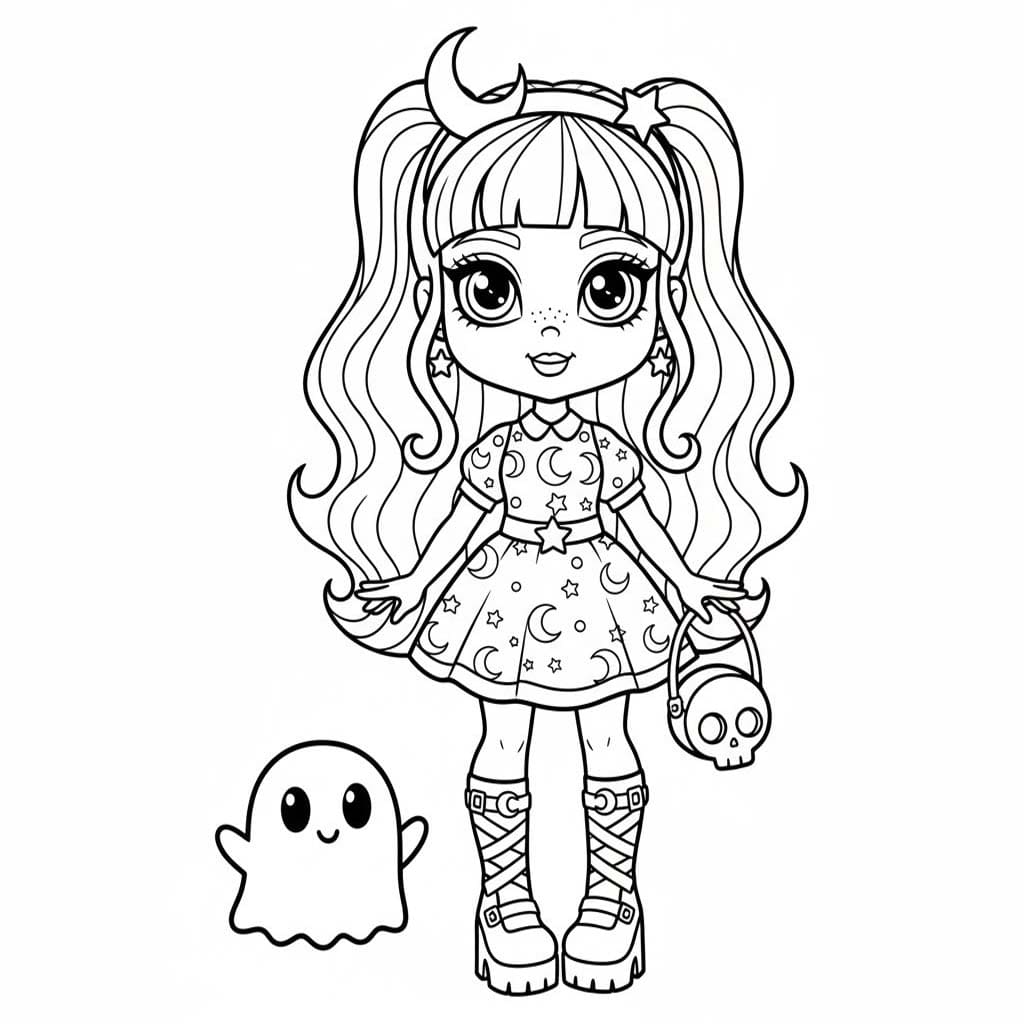 Görüntü Monster High Boyama Sayfası