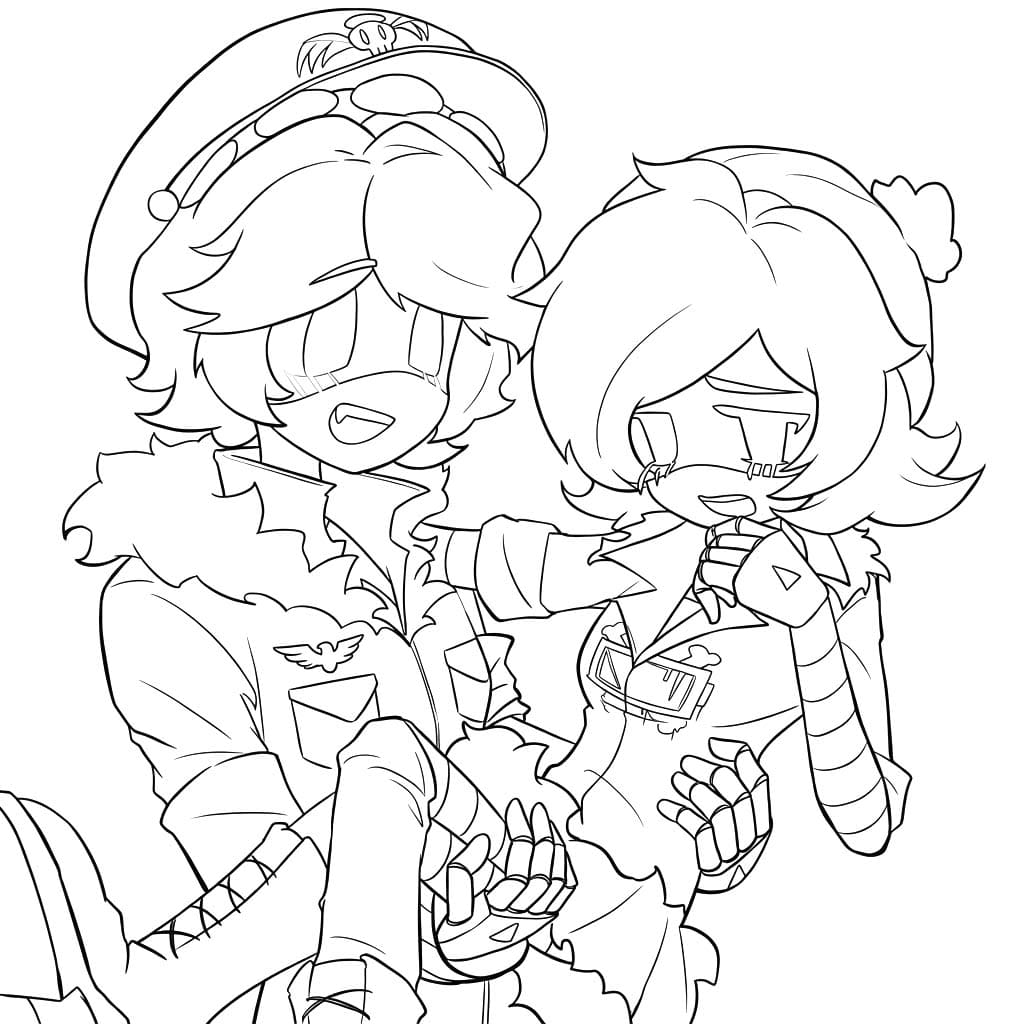 Görüntü Murder Drones Boyama Sayfası