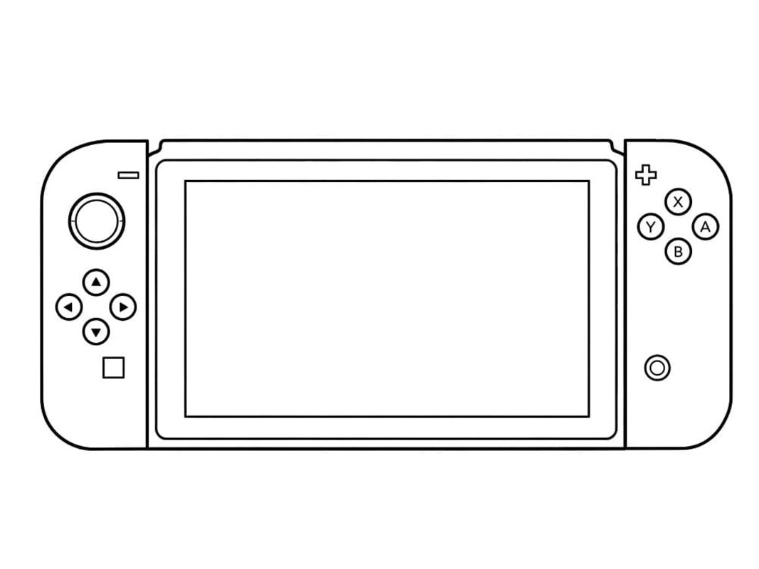 Görüntü Nintendo Switch Temel Boyama Sayfası