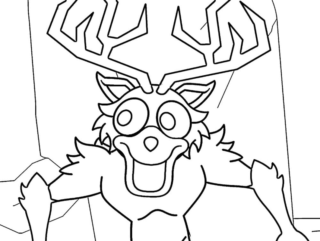 Görüntü Ormanda 99 gece ücretsiz yazdırılabilir Boyama Sayfası