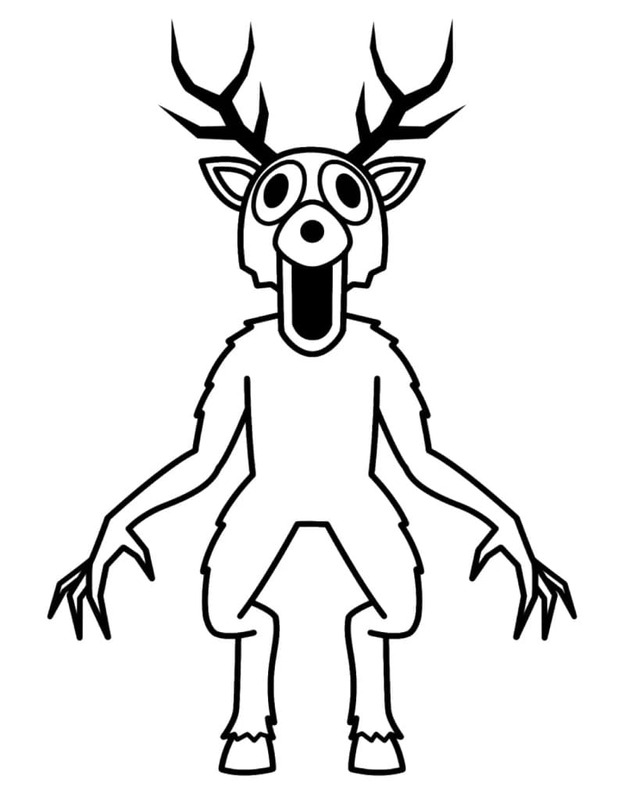 Görüntü Ormanda 99 gece ücretsiz Boyama Sayfası