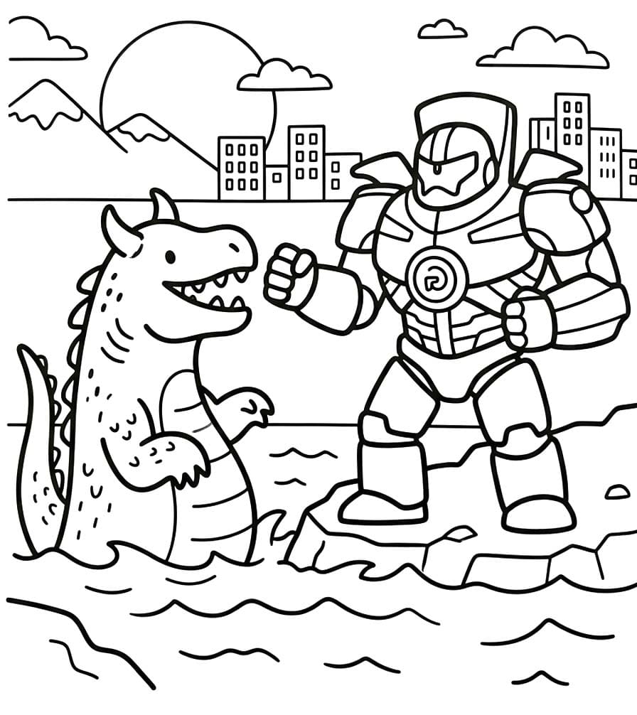 Görüntü Pasifik Savaşı Temel Boyama Sayfası