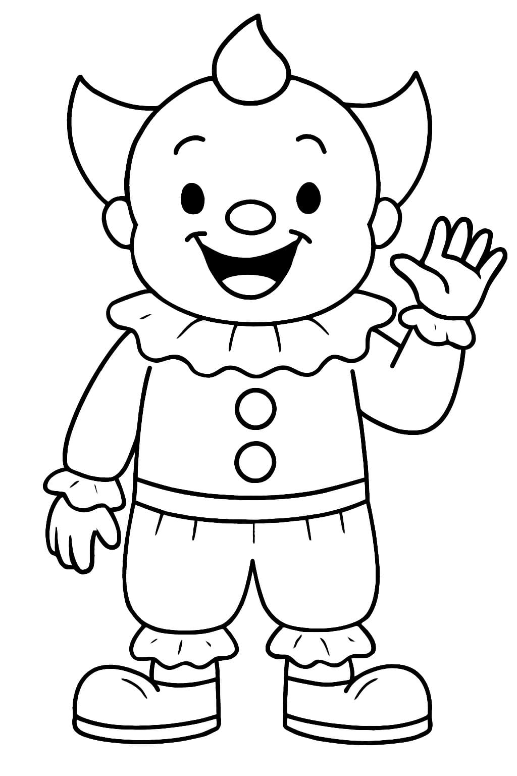 Görüntü Pennywise kolay Boyama Sayfası