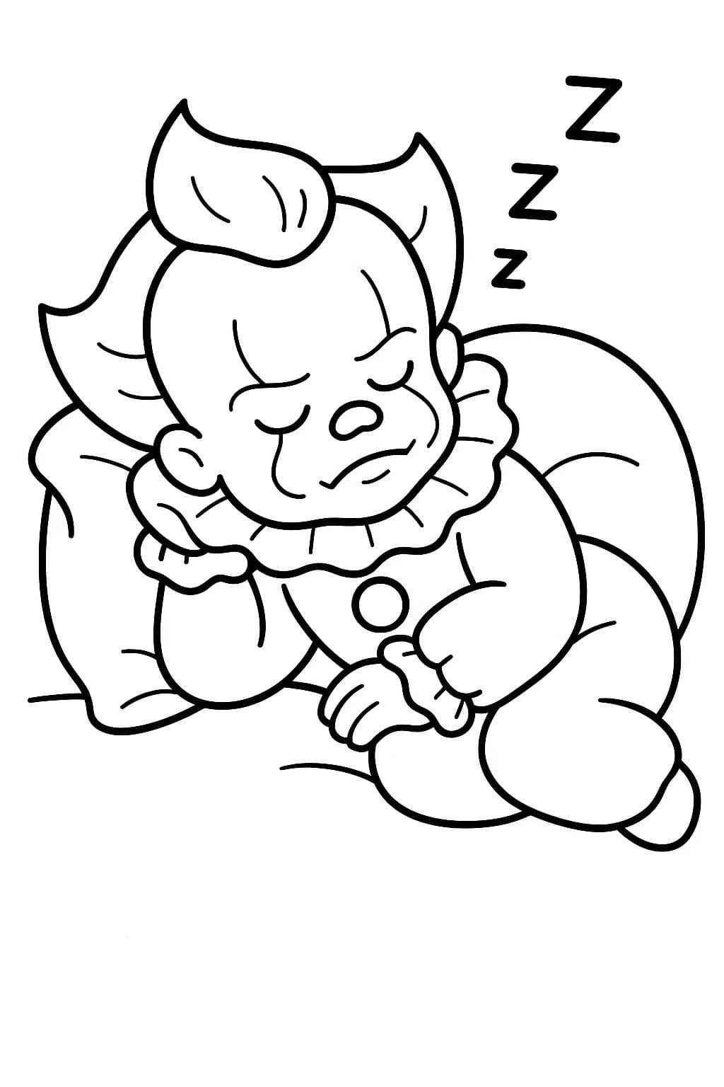 Görüntü Pennywise Boyama Sayfası