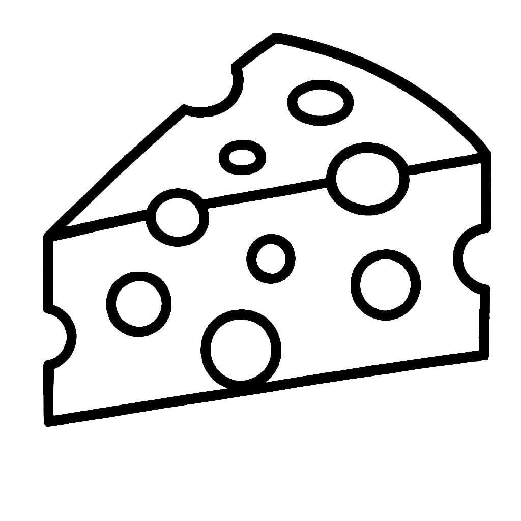 Görüntü Peynir ücretsiz Boyama Sayfası