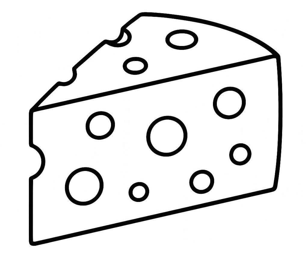 Görüntü Peynir Boyama Sayfası