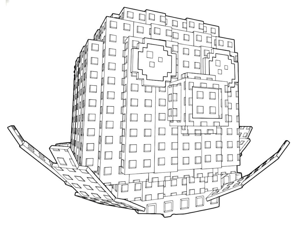 Görüntü Plants vs Brainrots yazdırılabilir Boyama Sayfası