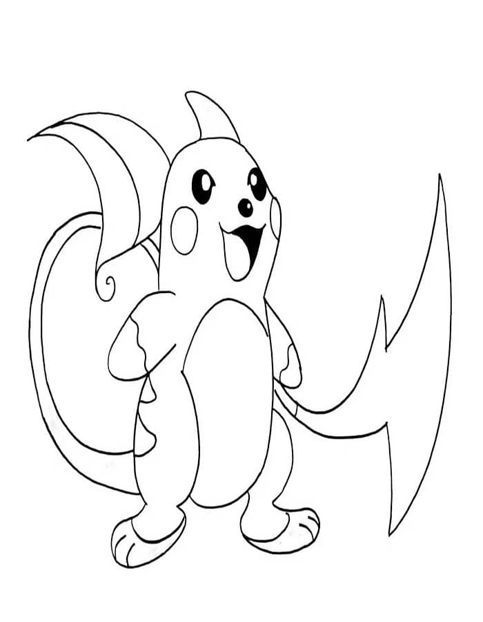 Raichu Boyama Sayfaları