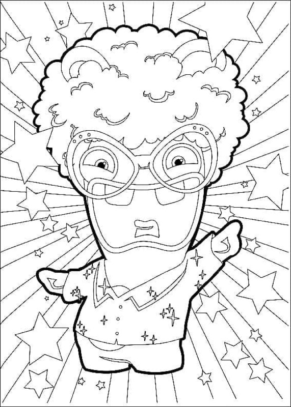 Görüntü Raving Rabbids oyun Boyama Sayfası