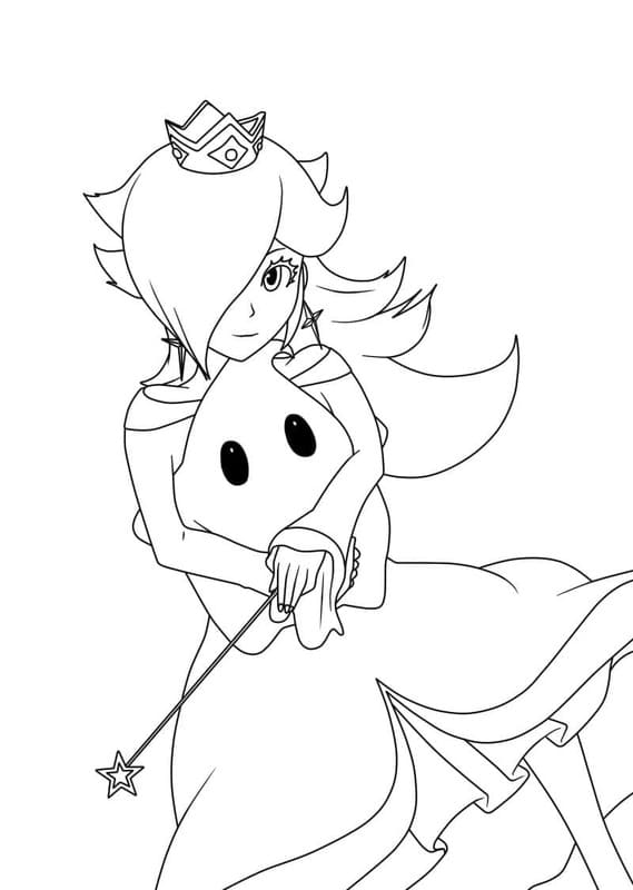 Görüntü Rosalina Boyama Sayfası