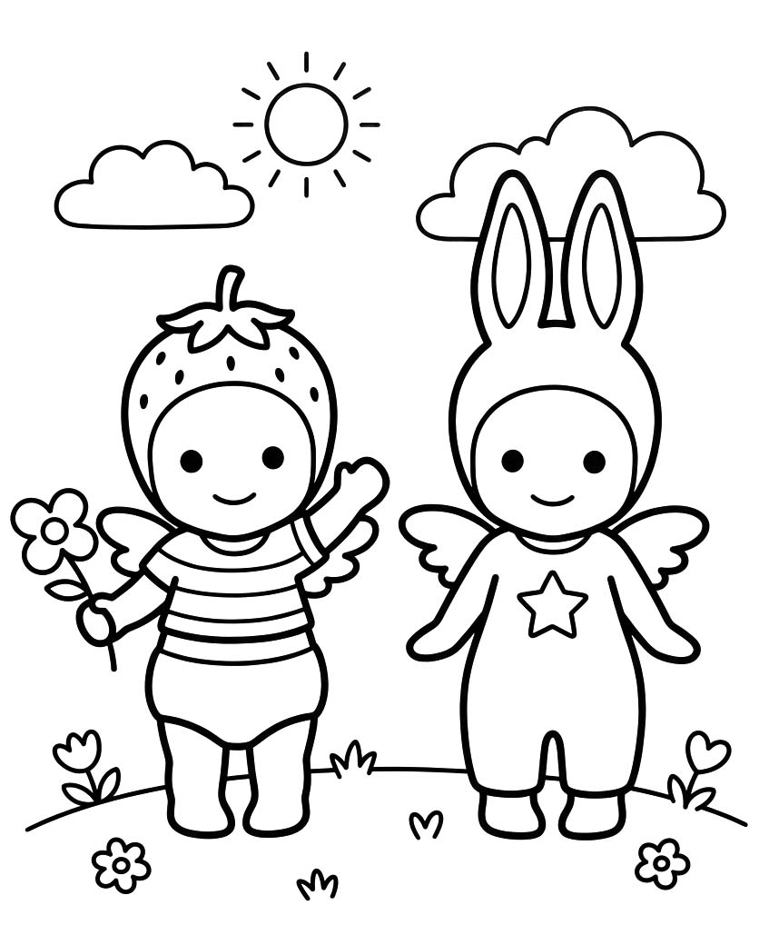 Görüntü Sonny Angel Boyama Sayfası