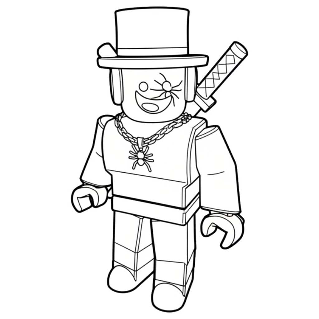 Görüntü SpyderSammy Kolay Boyama Sayfası