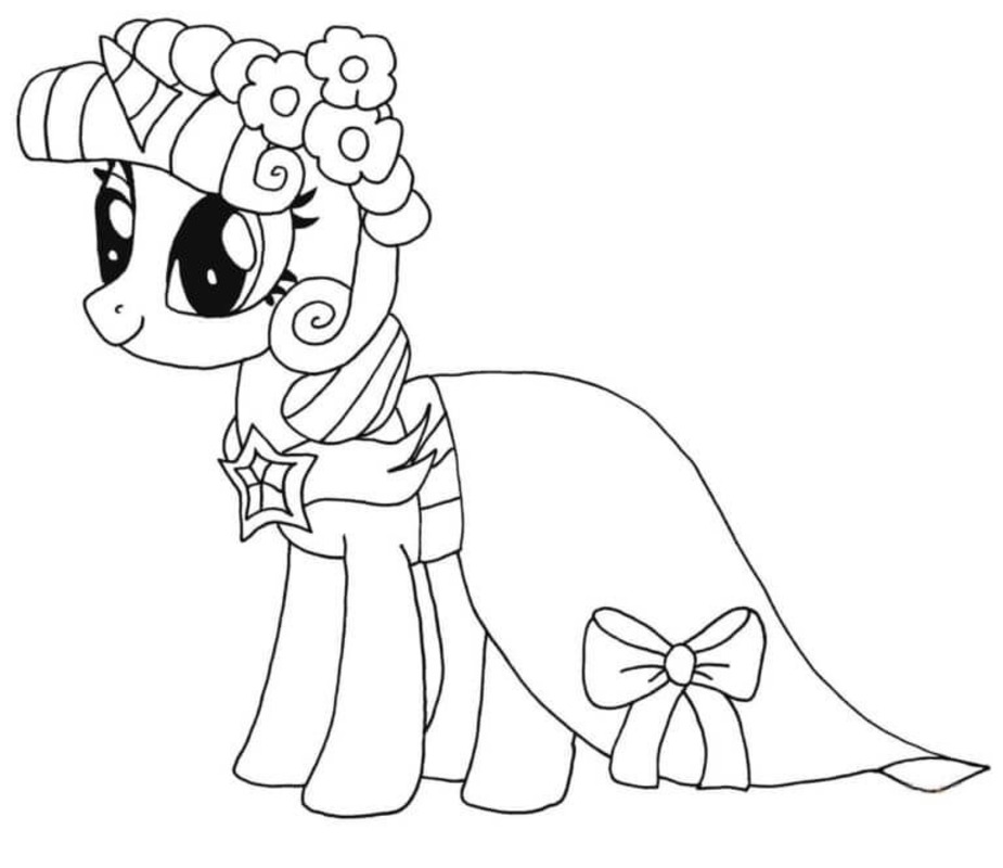 Görüntü Twilight Sparkle ücretsiz Boyama Sayfası