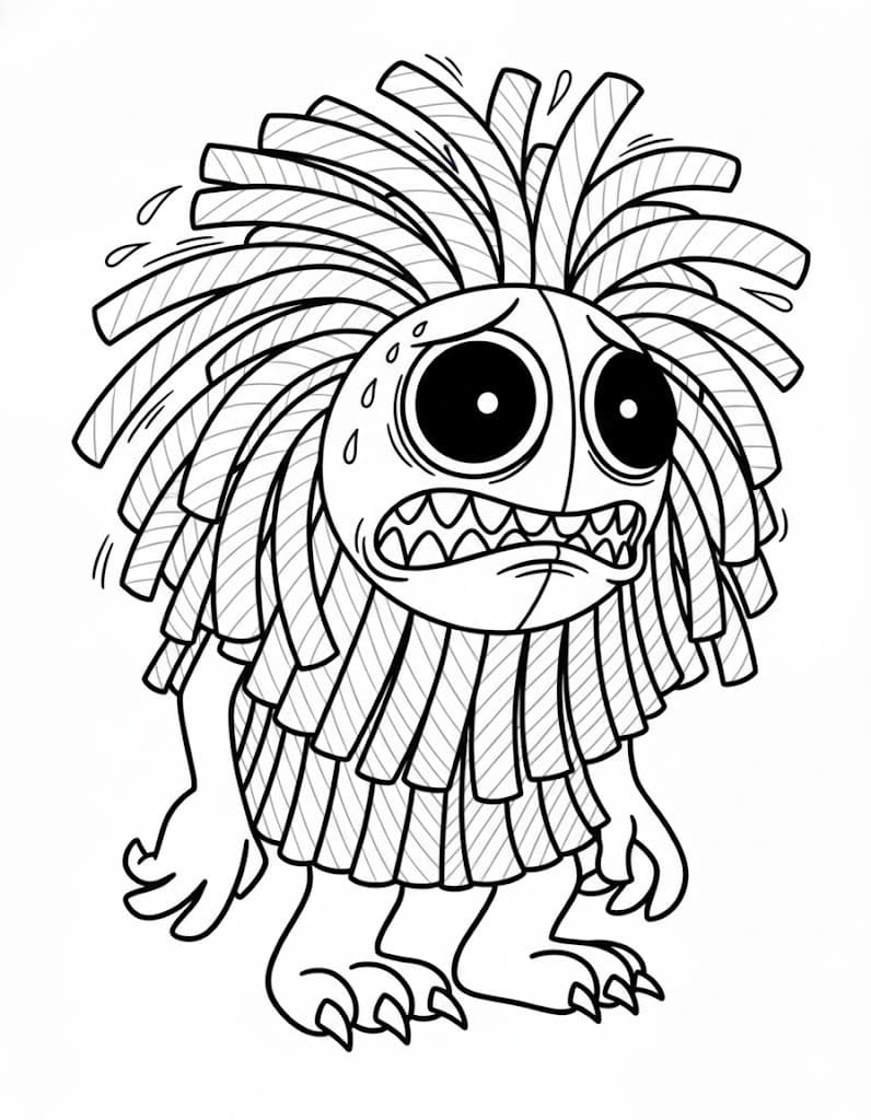 Görüntü Yarnaby basit Boyama Sayfası