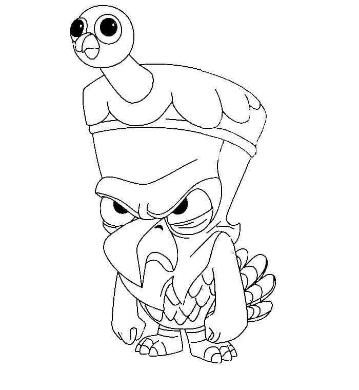 Görüntü Zooba temel Boyama Sayfası