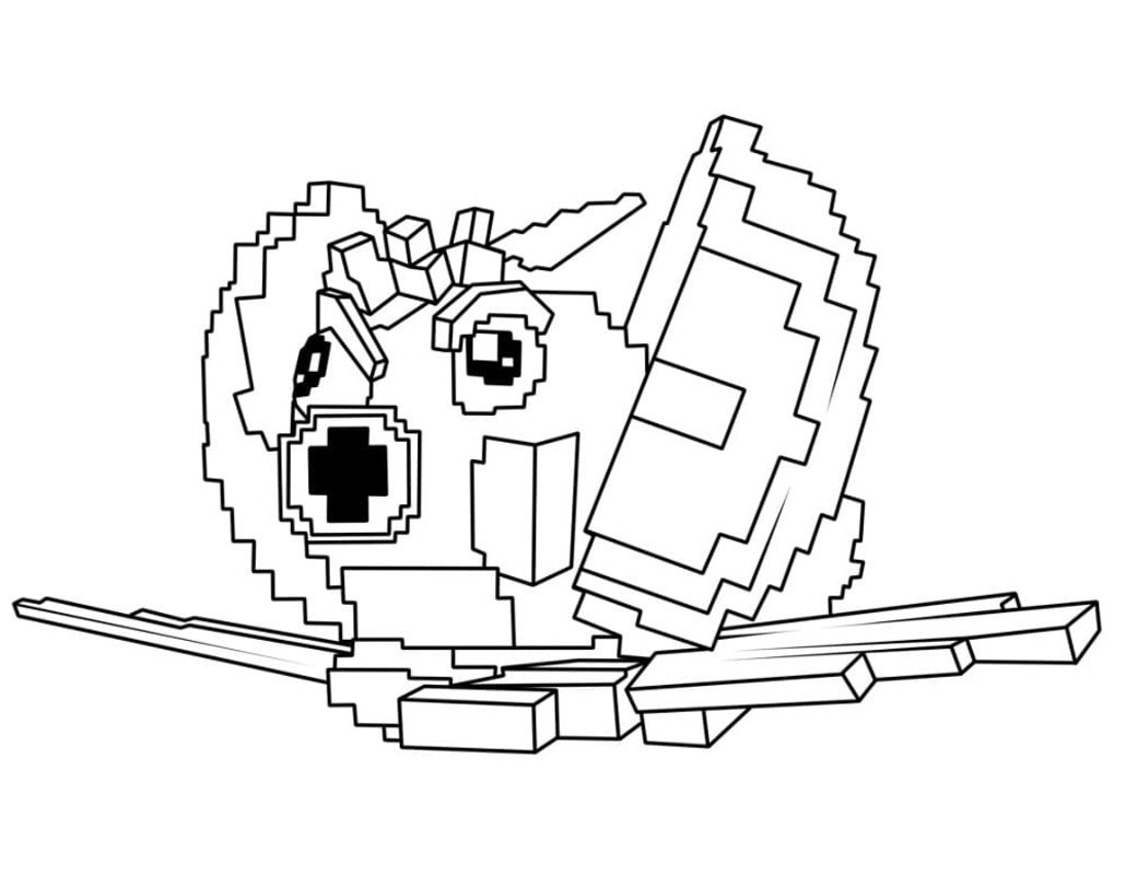 Görüntüsü Plants vs Brainrots Boyama Sayfası