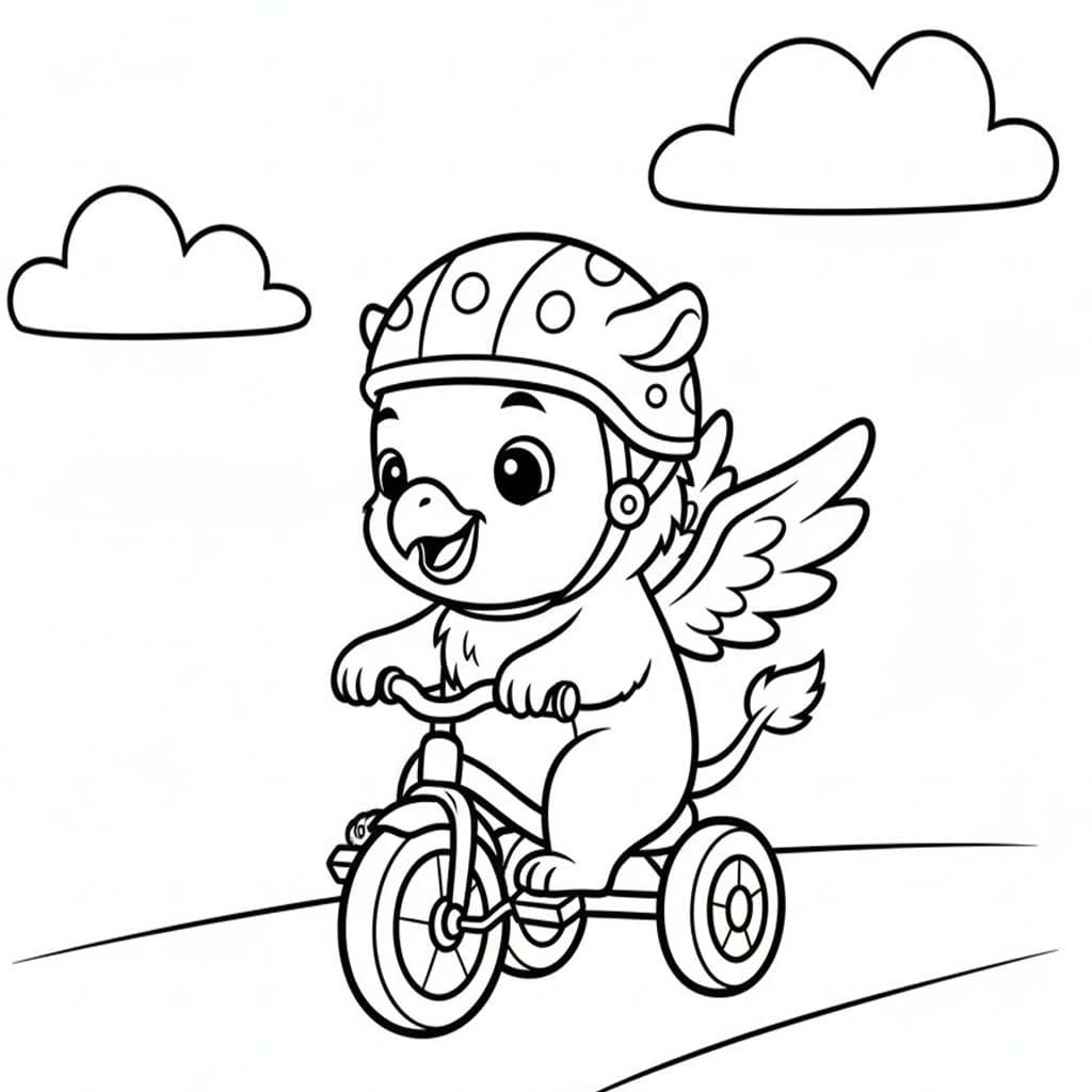 Griffon Görüntü Boyama Sayfası