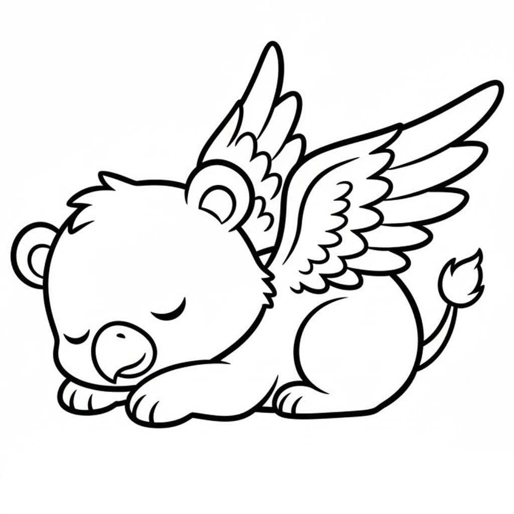 Griffon kolay Boyama Sayfası