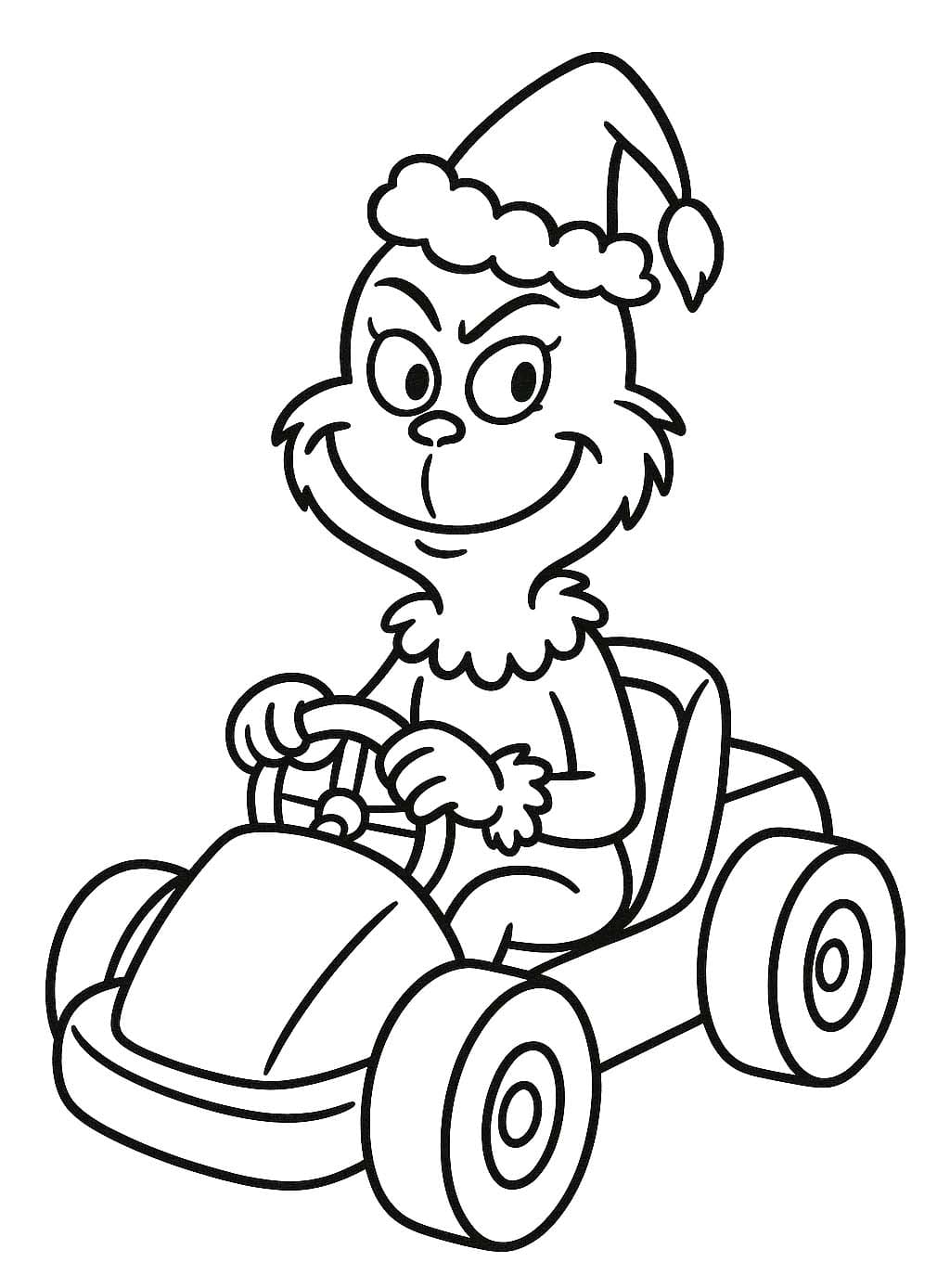 Grinch çocuklar için ücretsiz yazdırılabilir