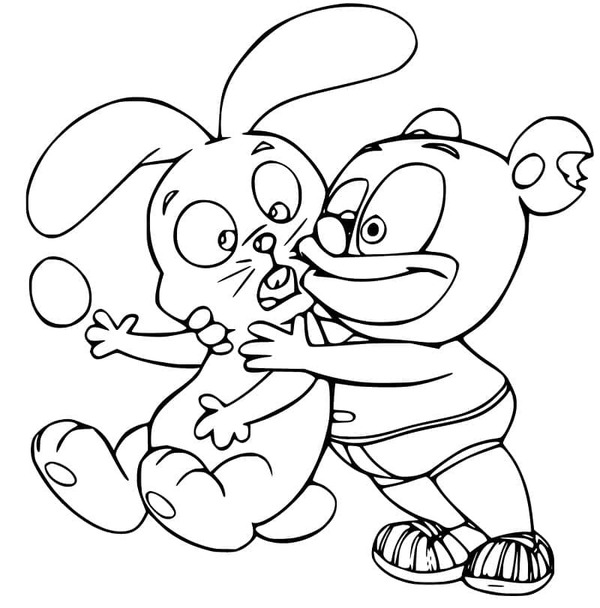 Gummy Bears Ücretsiz Yazdırılabilir Boyama Sayfası