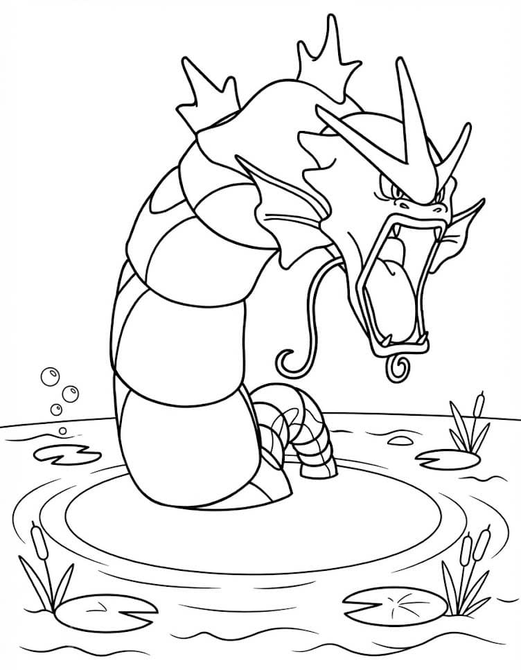 Gyarados Kolay Boyama Sayfası